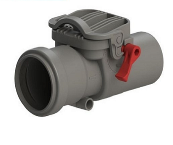 Клапан запорный канализационный 050 ТатПолимер